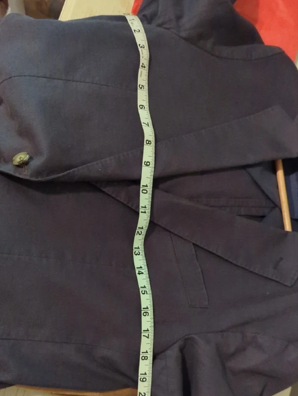 J. Crew Men's Dark Navy Two-Button Sport Coat Hemp/Cotton blend